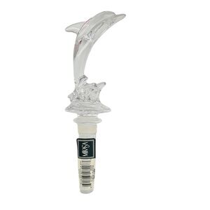 Mikasa Austria Crystal Clear Dolphin Wine Stopper